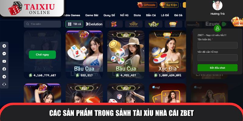 sanh tai xiu nha cai ZBET 565 Sảnh tài xỉu ăn tiền thật gây sốt